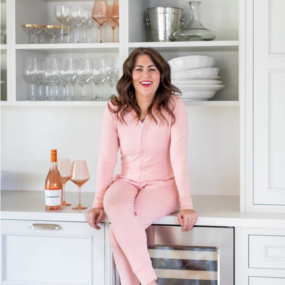 Smash + Tess - JH Jillian Harris Hoodie Romper in Pretty Pink